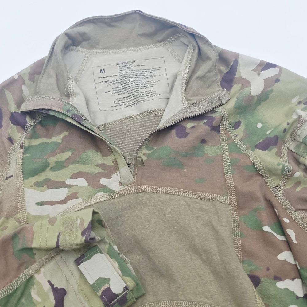 Massif ACS Combat Shirt M 1/4 Zip OCP Multicam Flame Resistant Aurora Industries